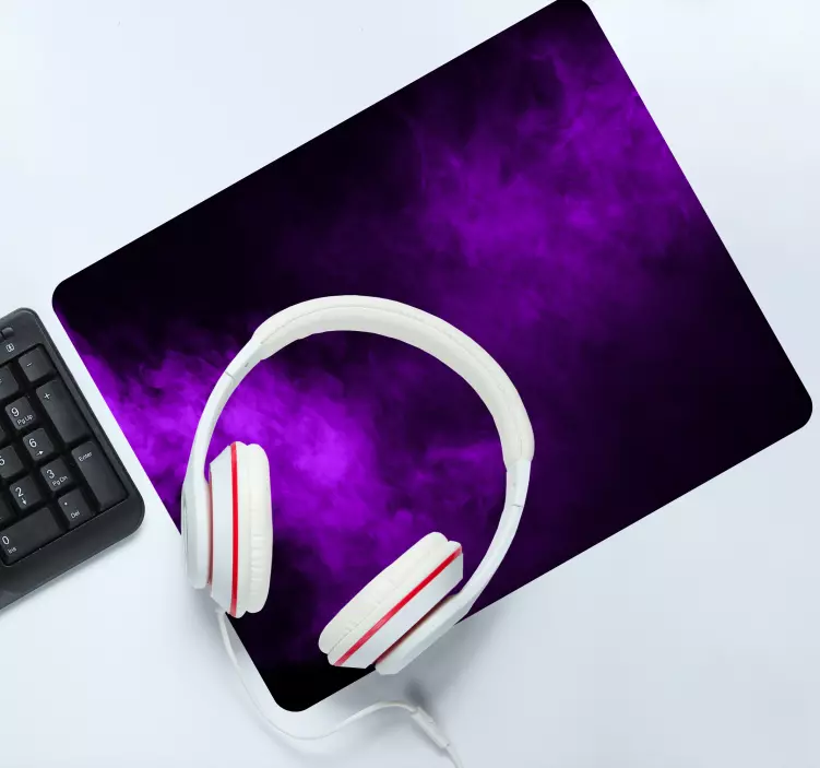 Violet smoke background more mousepads - TenStickers