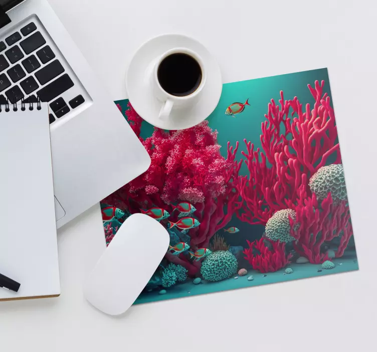 Viva Magenta Reef original mouse pad - TenStickers