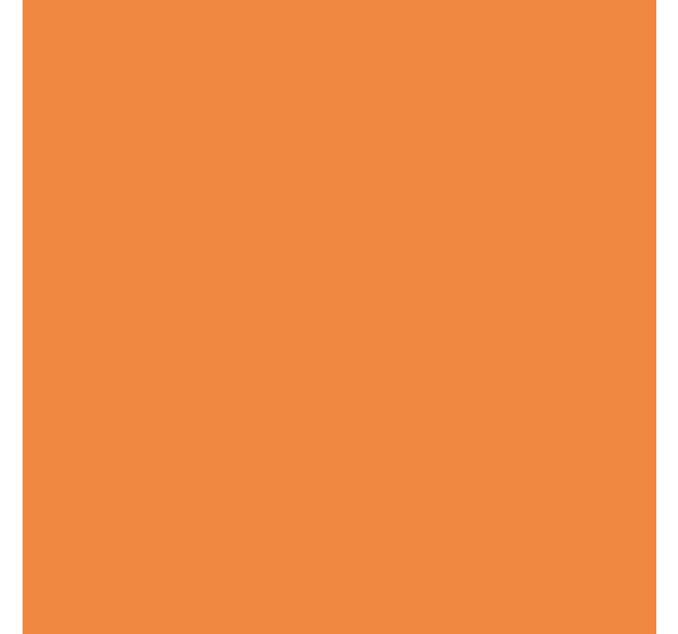 Orange monocolor kitchen roller blind - TenStickers