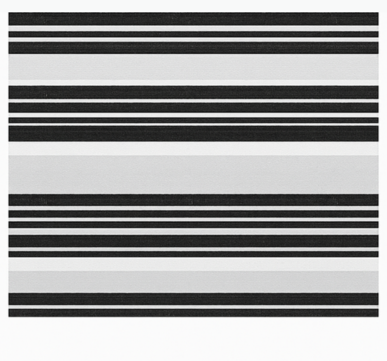 "Righe Bianco Nero" bathroom roller blind - TenStickers