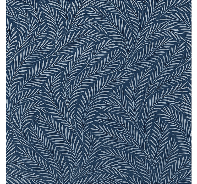 Nordic birch leaves bathroom roller blind - TenStickers