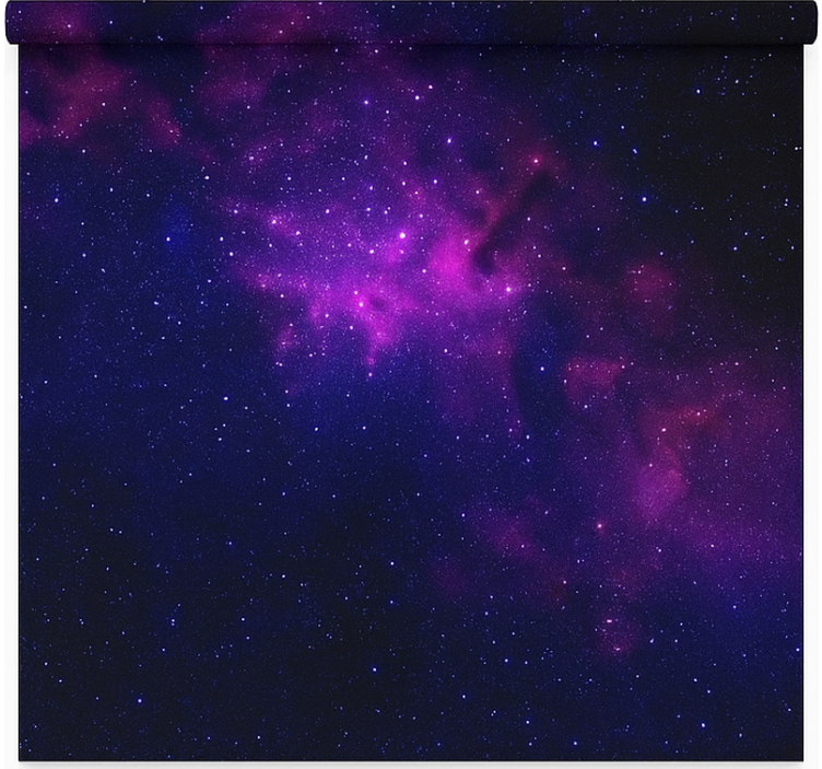 purple galaxy star teenage bedroom roller blind - TenStickers