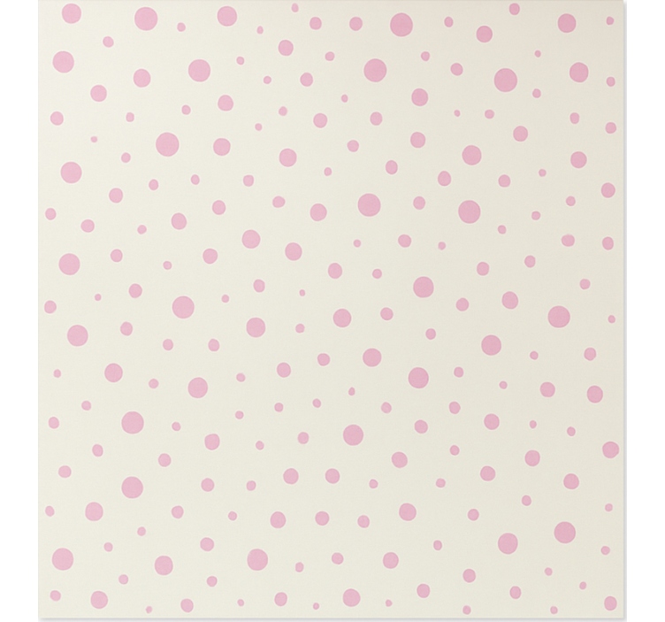 Pink elegant dots teenage bedroom roller blind - TenStickers