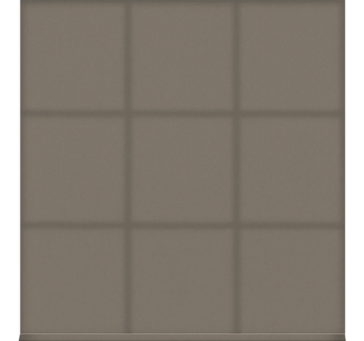 Cool brown monocolour dining room roller blind - TenStickers