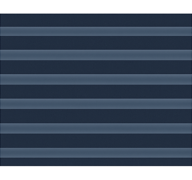 Navy midnight blue stripes  dining room roller blind - TenStickers