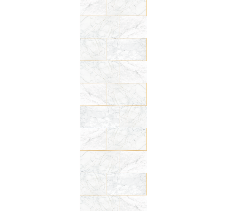 Bathroom roller blind in gray tones gold marble - TenStickers