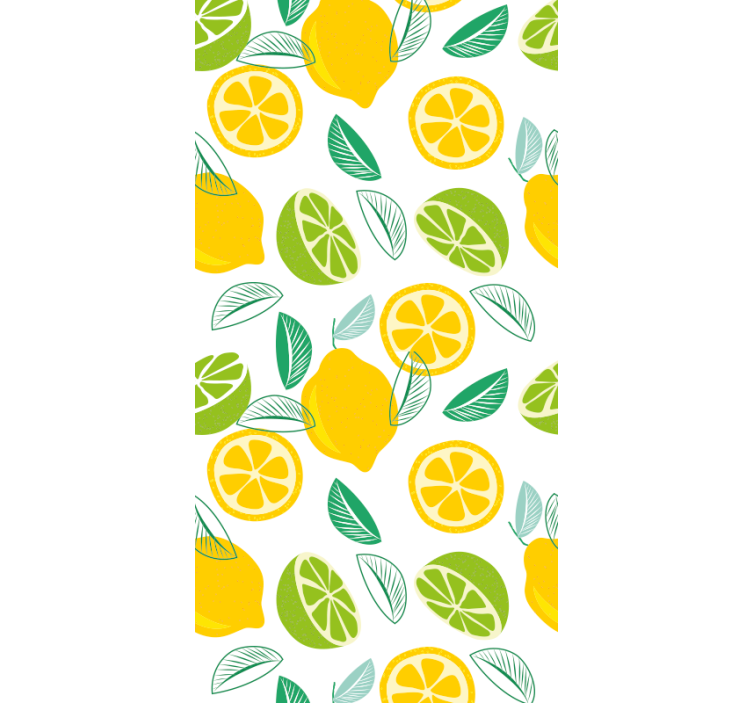 Kitchen roller blind citrus design - TenStickers