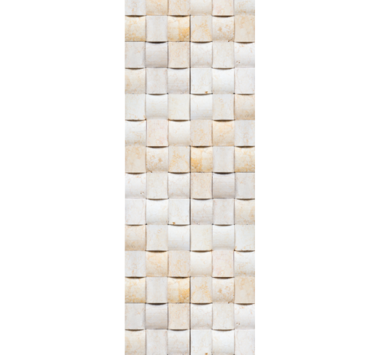 Kitchen roller blind 3d brick design - TenStickers