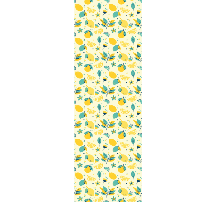 Funny lemons kitchen roller blind - TenStickers