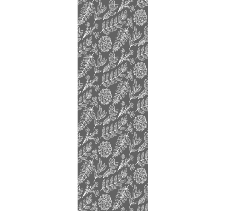 Dining room roller blind in french provincial garden pattern - TenStickers