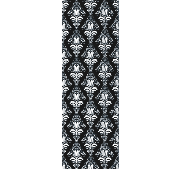 Dining room roller blind in french provincial pattern - TenStickers