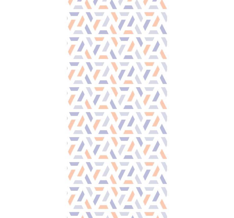 Dining room roller blind with nordic geometric design - TenStickers