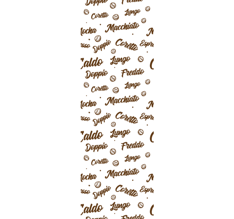Coffee every day dining room roller blind - TenStickers