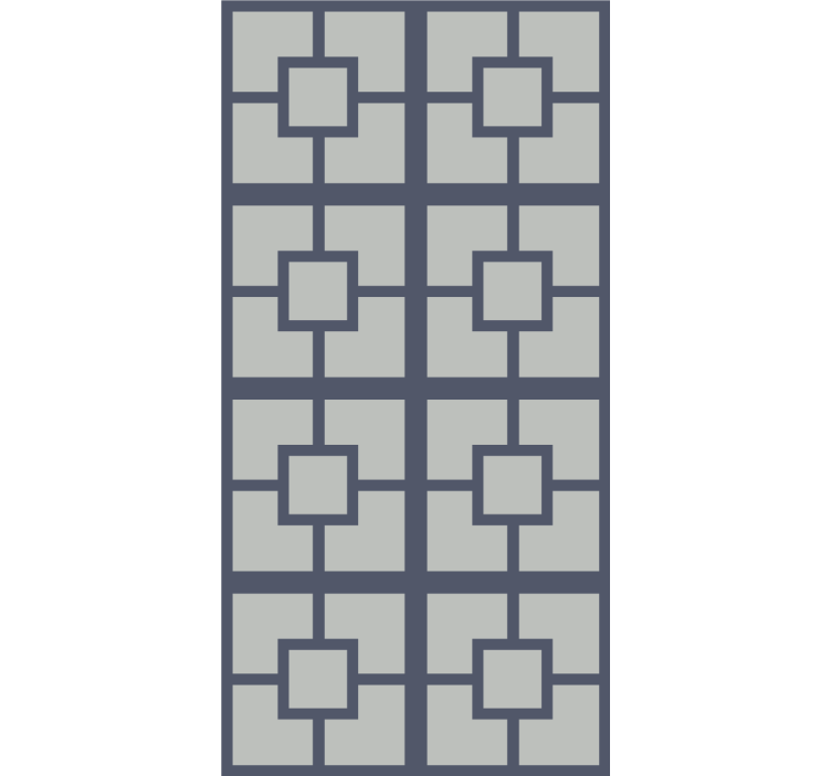 Office roller blind with square pattern design - TenStickers