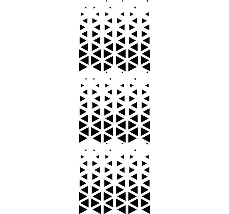 Office roller blind with geometric ombre design - TenStickers