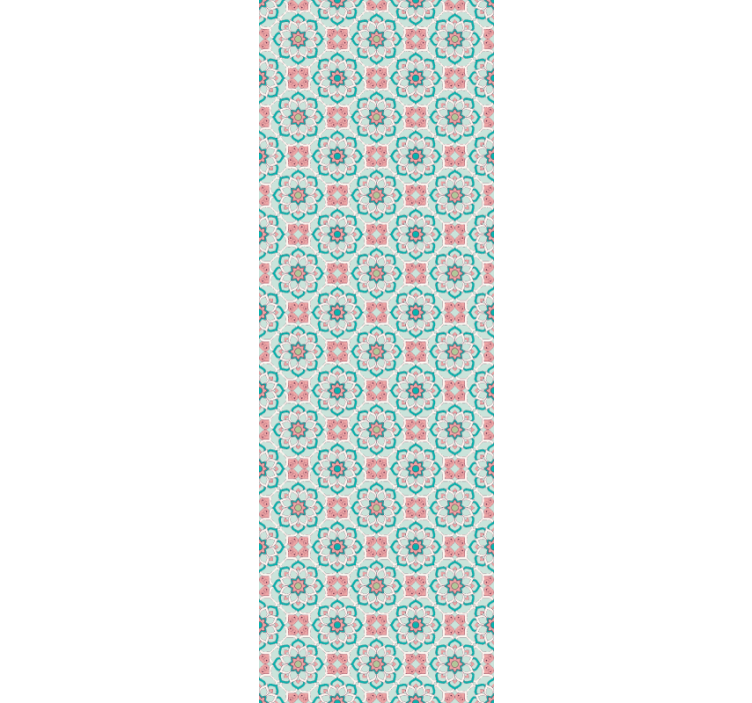 Office roller blind in granny chic style - TenStickers