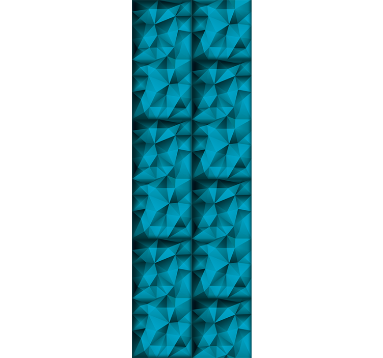 Office roller blind blue depths 3d design - TenStickers