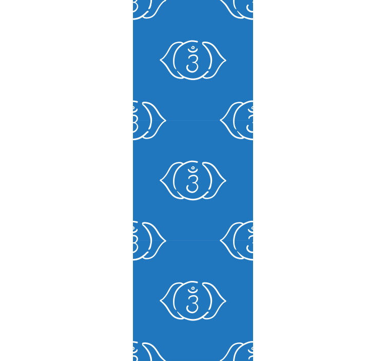 Office roller blind with third eye chakra design - TenStickers