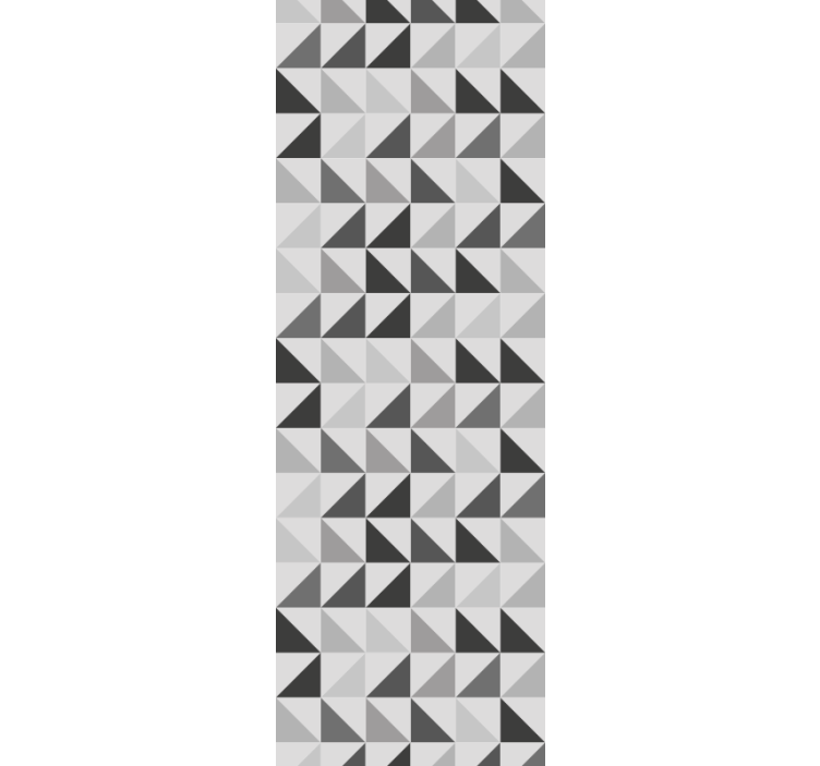 Office roller blind with geometric triangles - TenStickers