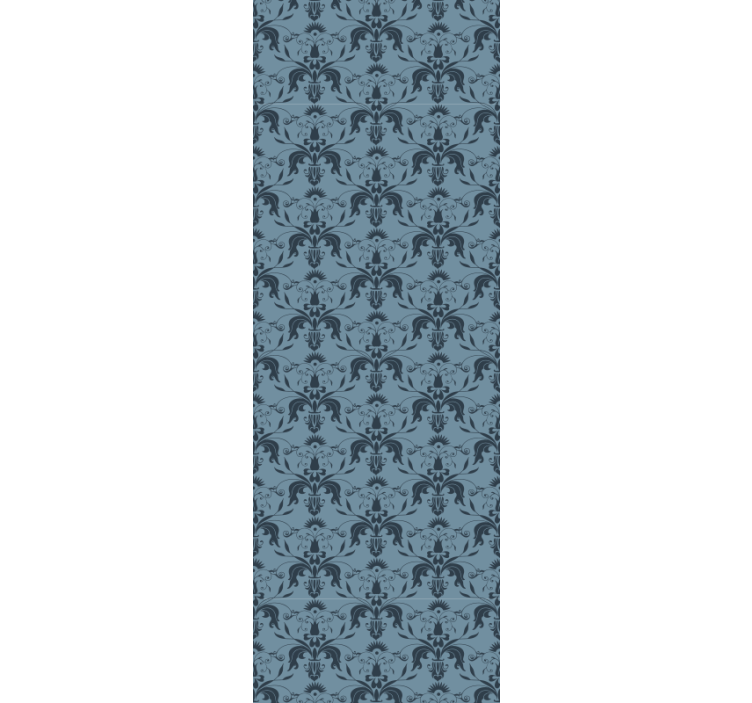 Office roller blind with floral patterns - TenStickers