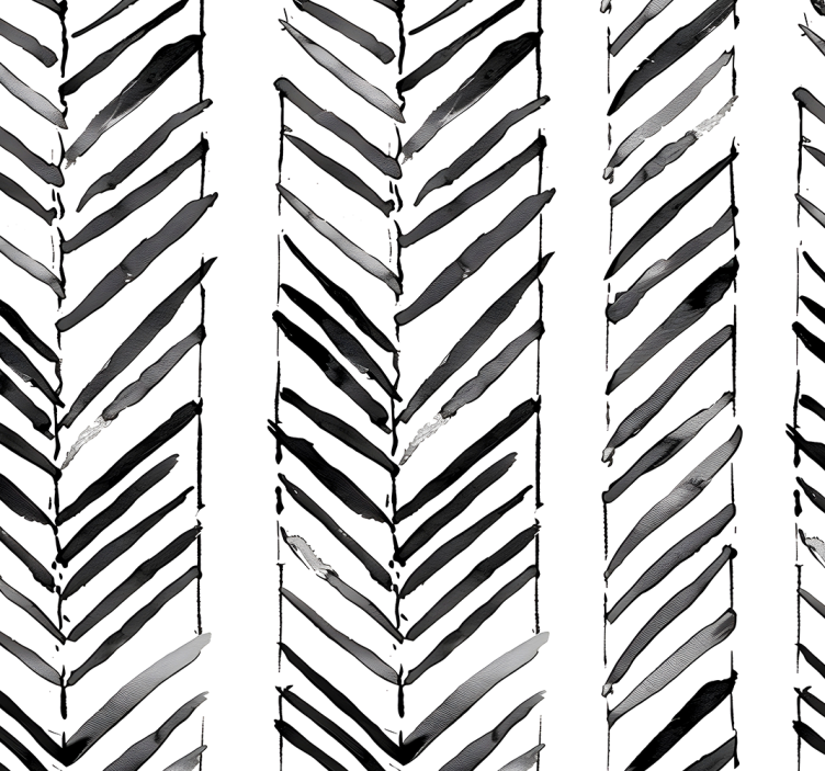 Office roller blind black and white geometric design - TenStickers