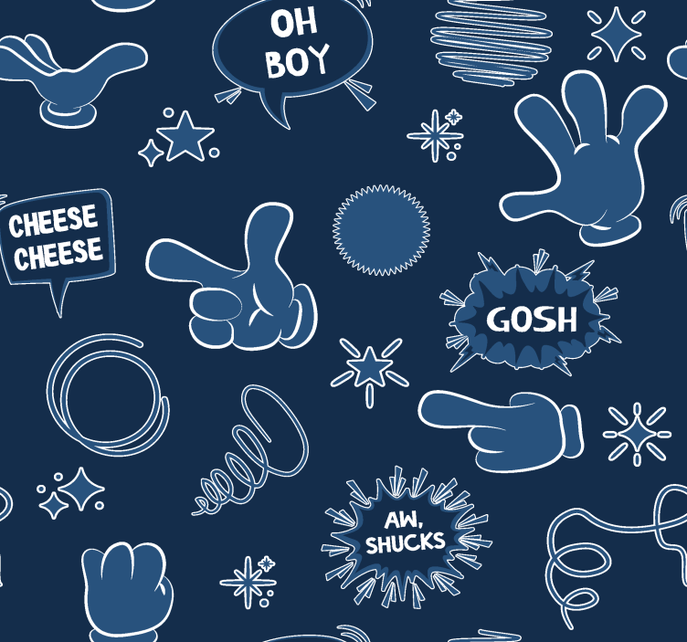 Teenage bedroom roller blind in comic style - TenStickers