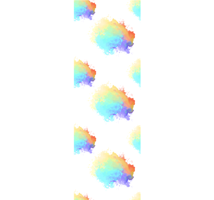 Teenage bedroom roller blind splash colors party - TenStickers