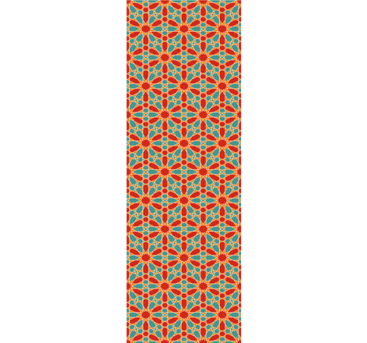Teenage bedroom roller blind seamless arabic design - TenStickers