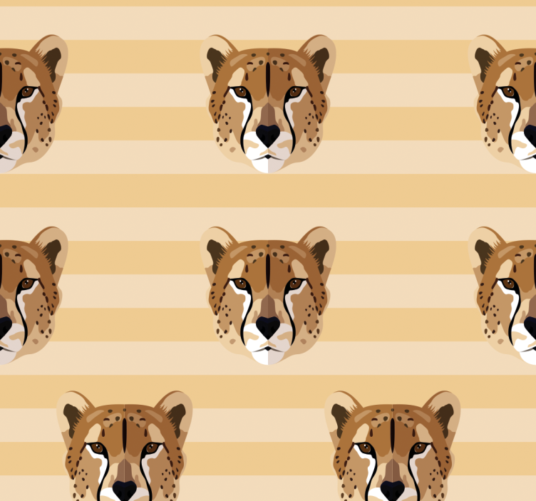 Teenage bedroom roller blind leopard print design - TenStickers