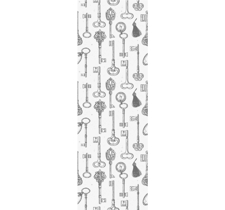 Different keys teenage bedroom roller blind - TenStickers
