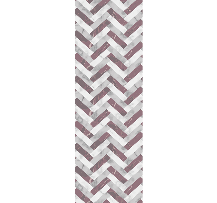 Modern roller blind with mid-century style design - TenStickers