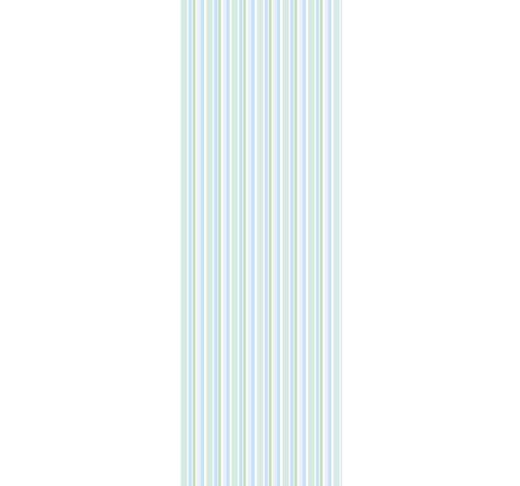 Modern roller blind with pastel stripe design - TenStickers