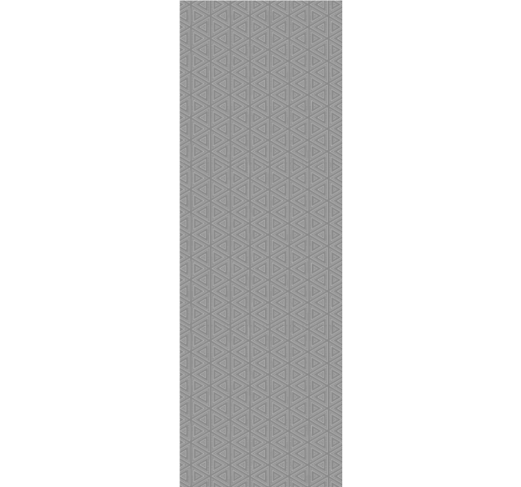 Modern roller blind grey textured triangles - TenStickers