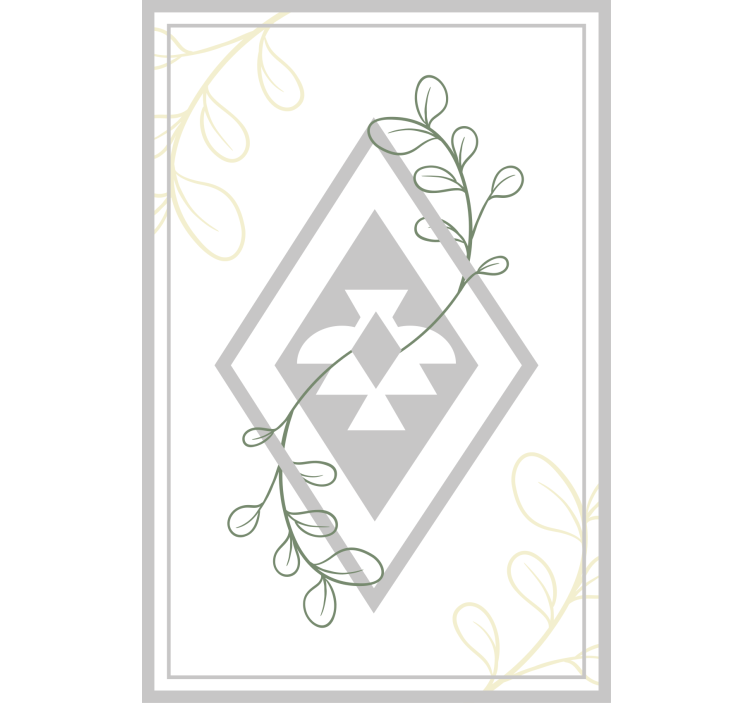 Living room roller blind mapuche design artwork - TenStickers