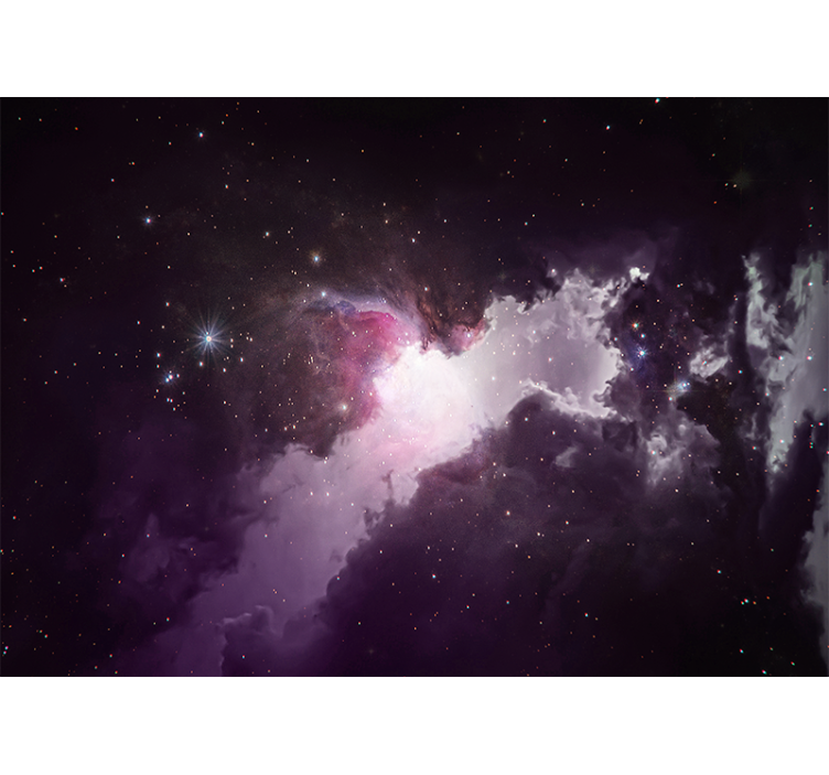 Living room roller blind little cosmic rain - TenStickers