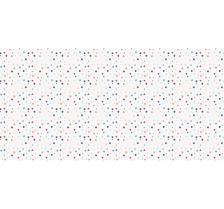 Gray roller blind in nordic style with colorful dots - TenStickers