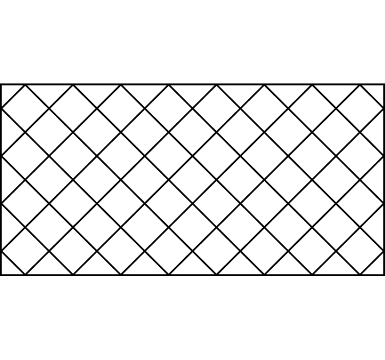 White roller blind with black and white nordic squares - TenStickers