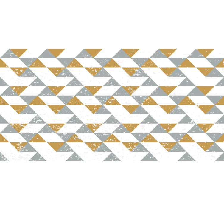 White roller blind with kitchen geometric design - TenStickers