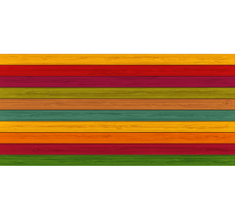 Bedroom roller blind multicolour wood texture carpet - TenStickers