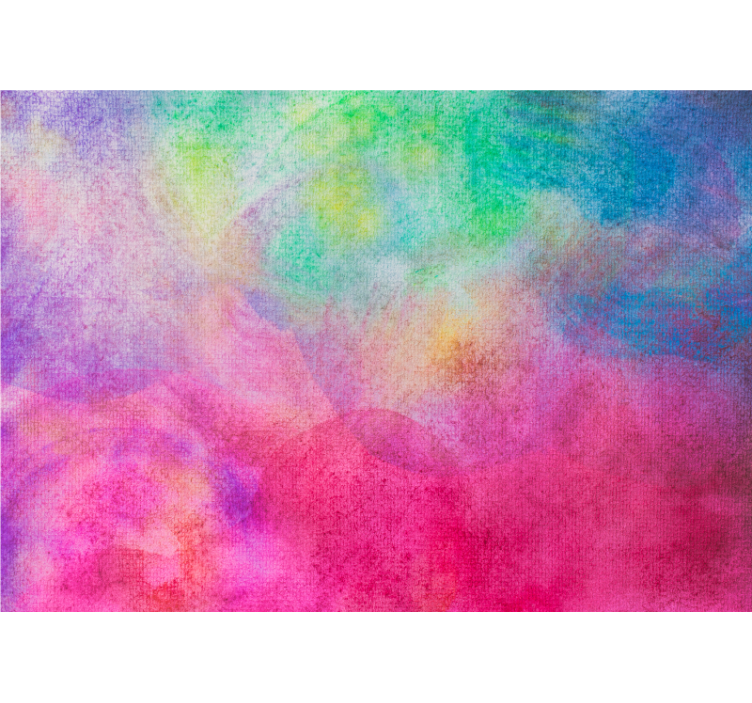 Bedroom roller blind in artistic colors - TenStickers