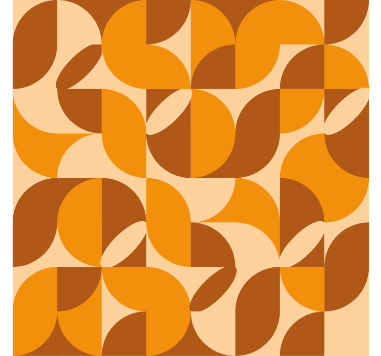 Retro bedroom roller blind - TenStickers