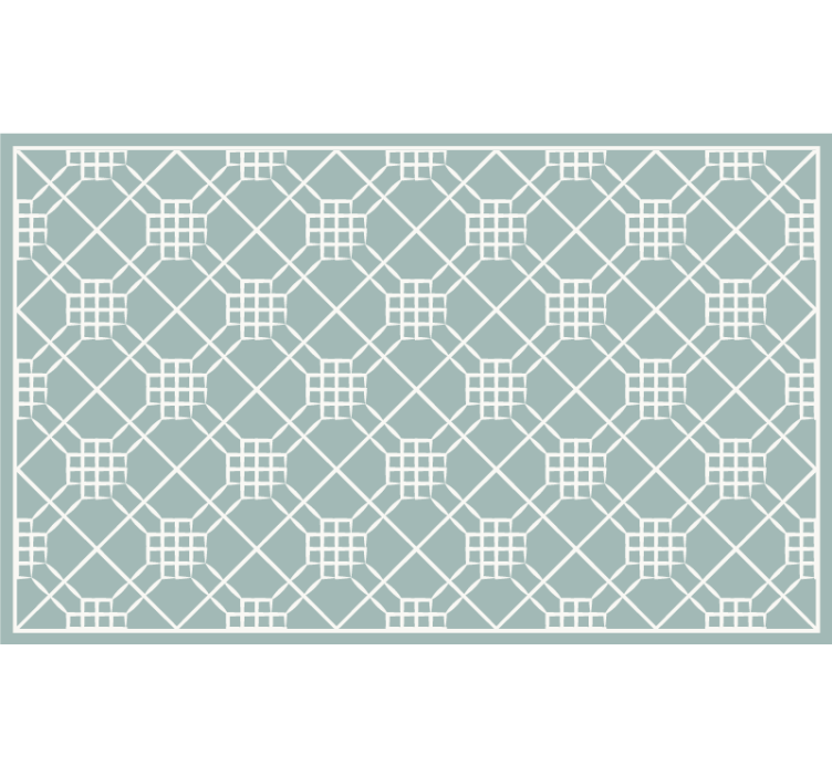 Bedroom roller blind with irregular geometry design - TenStickers