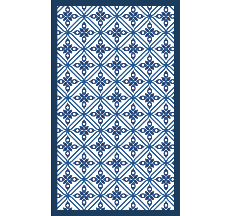 Bedroom roller blind with traditional japanese pattern - TenStickers