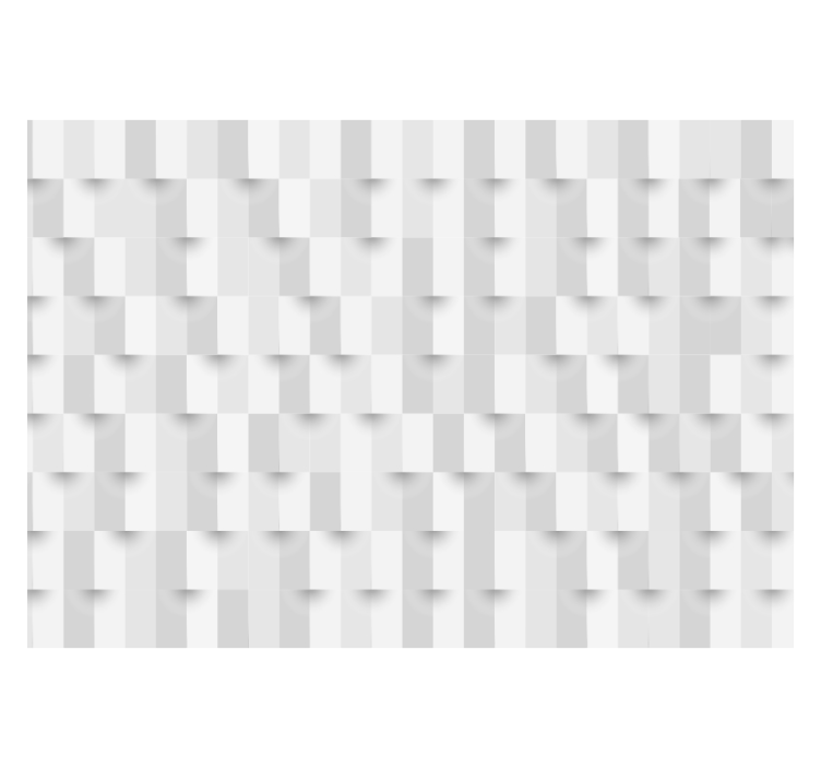 White roller blind geometric design - TenStickers