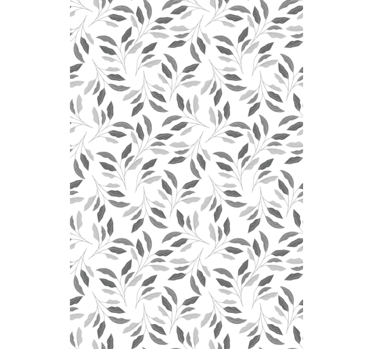 Leafy Elegance flower roller blind - TenStickers