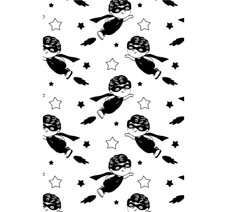 Black superheroe Superhero blind - TenStickers