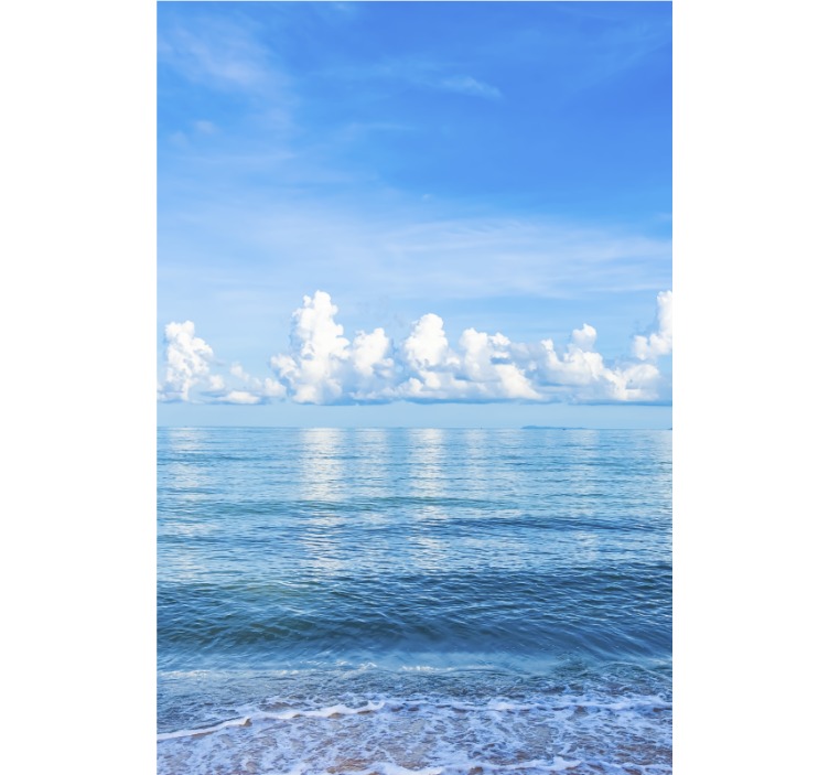 Sea with Cloud roller blind - TenStickers