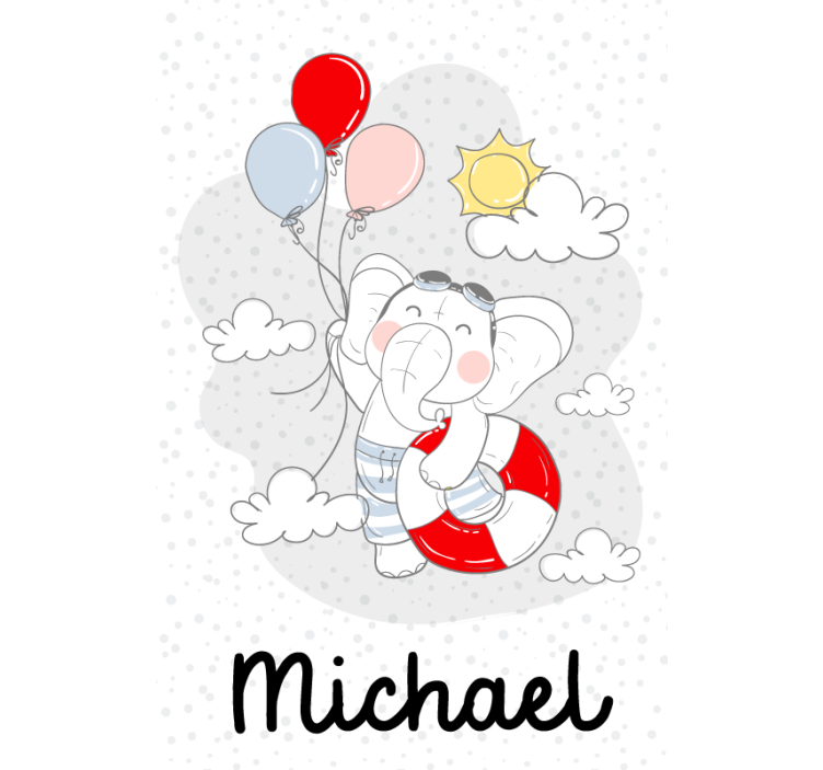 Customizable Elephant custom roller blind - TenStickers