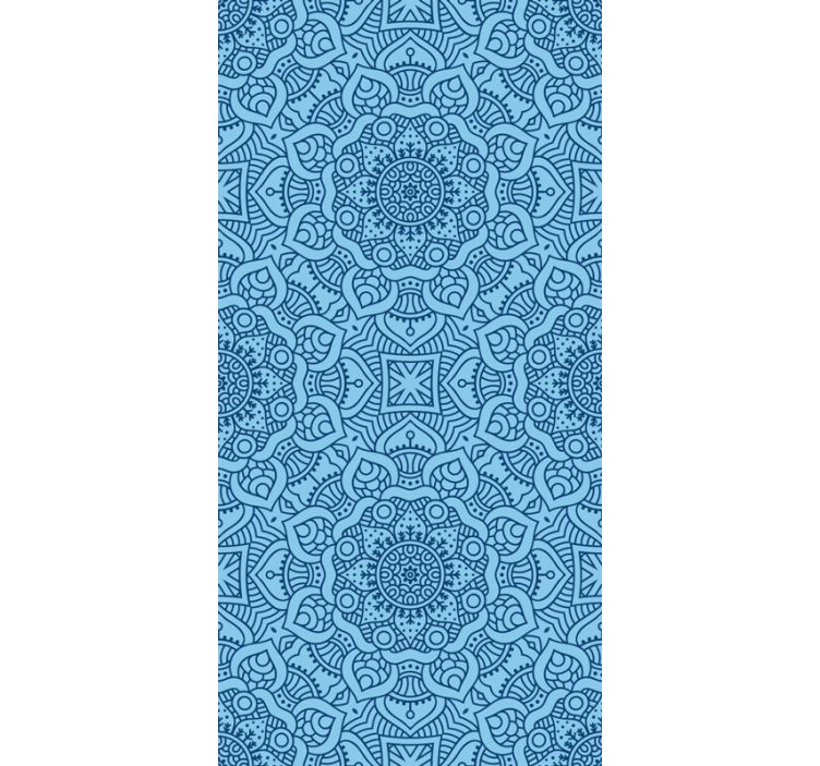 Blue mandala Zen theme blind - TenStickers