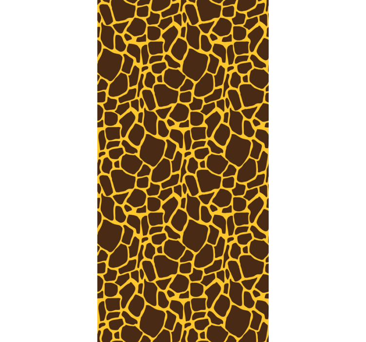 Giraffe Pattern animal roller blind - TenStickers